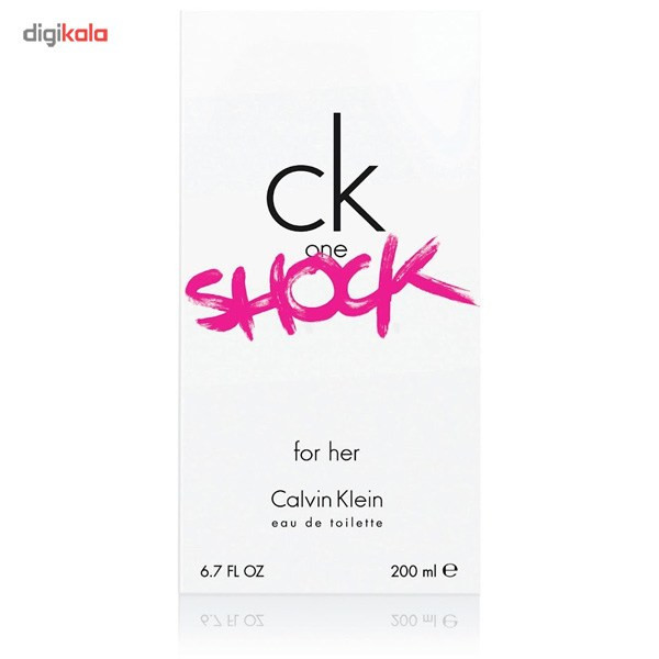 ادو تویلت زنانه کلوین کلاین مدل CK One Shock For Her حجم 200 میلی لیتر