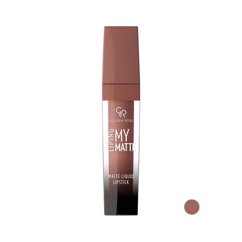 رژ لب مایع گلدن رز مدل Ink شماره 15