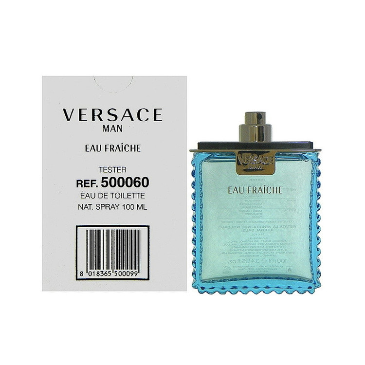 تستر ادو تویلت مردانه ورساچه مدل Versace Man Eau Fraiche حجم 100 میلی لیتر