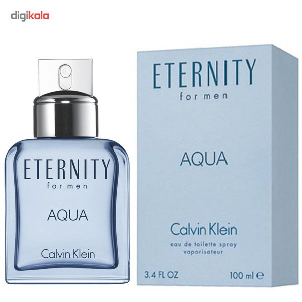 ادو تویلت مردانه کلوین کلاین مدل Eternity Aqua حجم 100 میلی لیتر