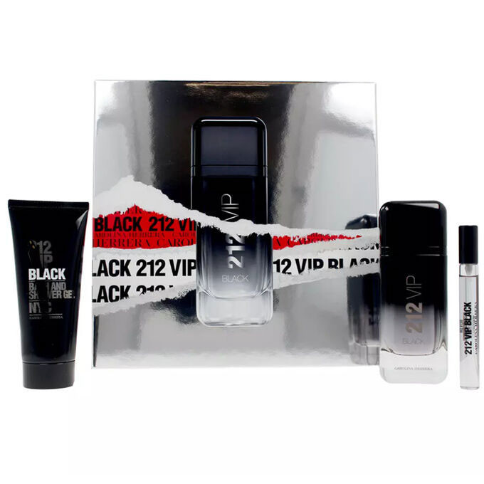 ست ادوپرفیوم مردانه کارولینا هررا مدل 212 VIP Black حجم 100 میلی لیتر