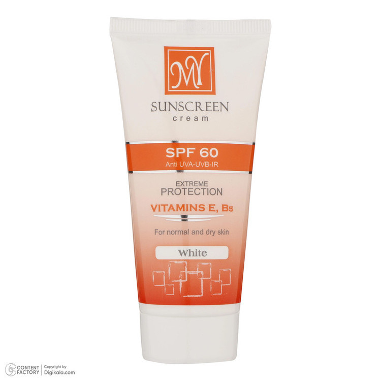 کرم ضدآفتاب بیرنگ مای SPF60 مدل Extreme Protection، مناسب پوستهای نرمال تا خشک، حجم 50 میلیلیتر