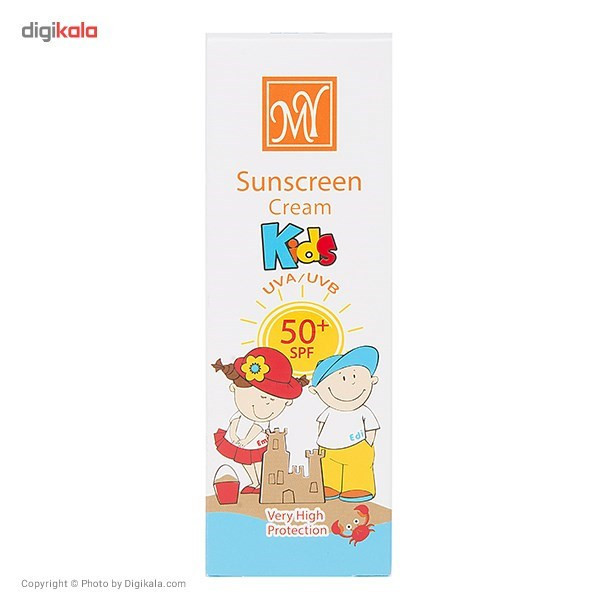 کرم ضد آفتاب کودک مای مدل Kids Spf50 حجم 75 میلی لیتر