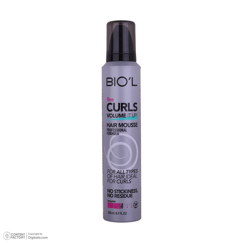 موس مو بیول مدل 4 FINE CURLS مناسب موهای فر حجم 200 میلی لیتر