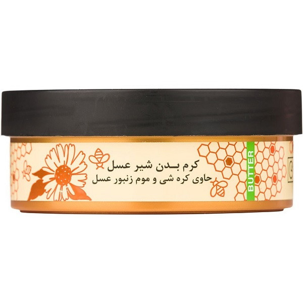کره بدن دیپ سنس مدل Honey حجم 200 میلیلیتر مغذی و آبرسان قوی با کره شی، روغن نارگیل و آملا، ضد خشکی و نرمکننده پوست با جذب سریع و حفظ رطوبت طولانیمدت مناسب بانوان