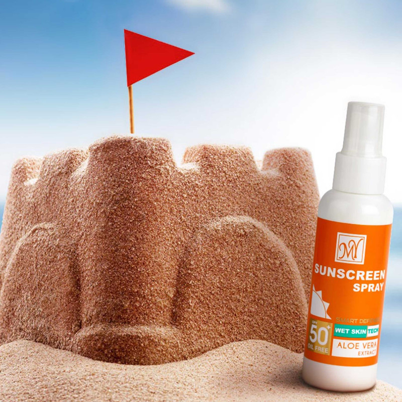 اسپری ضدآفتاب بیرنگ مای SPF50 مدل Smart Defense مناسب انواع پوست، حجم 100 میلیلیتر
