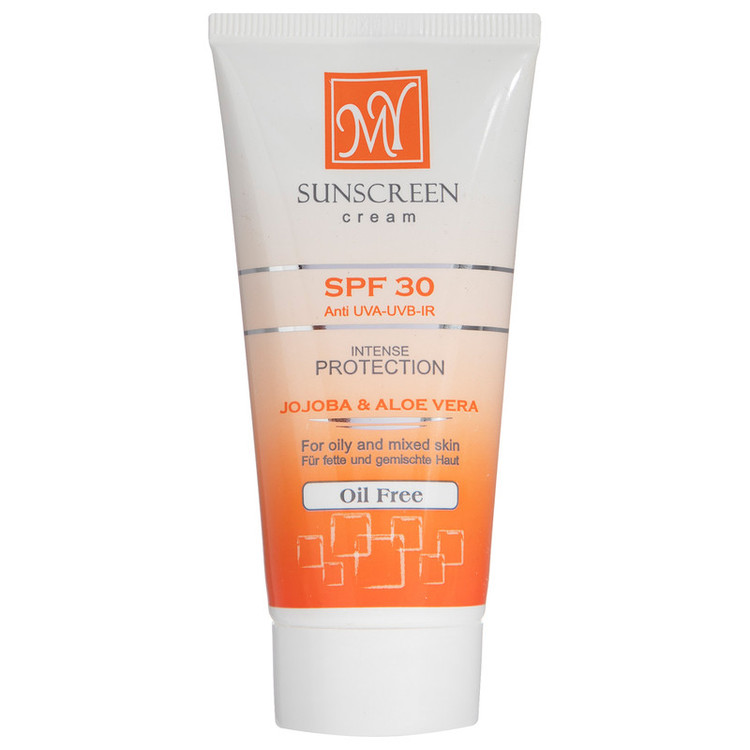 کرم ضدآفتاب بیرنگ مای SPF30 مدل Intense Protection، مناسب پوستهای مختلط و چرب، حجم 50 میلی گرم