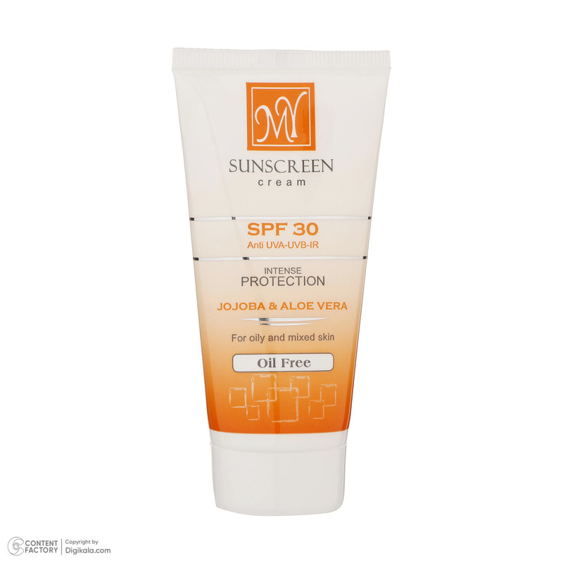 کرم ضدآفتاب بیرنگ مای SPF30 مدل Intense Protection، مناسب پوستهای مختلط و چرب، حجم 50 میلی گرم
