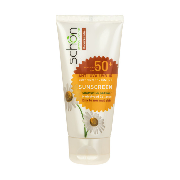 کرم ضد آفتاب رنگی شون، 50 SPF، مدل Herbal Origin، مناسب پوست خشک تا نرمال تنالیته رنگ متوسط و حجم 50 میلیلیتر، محافظت کننده در برابر اشعه UVA، UVB، IR، بافت سبک و فاقد چربی، بدون ایجاد سفیدی، آبرسان، ضد التهاب و قرمزی، نرم کننده، با ماندگاری 2 ساعته