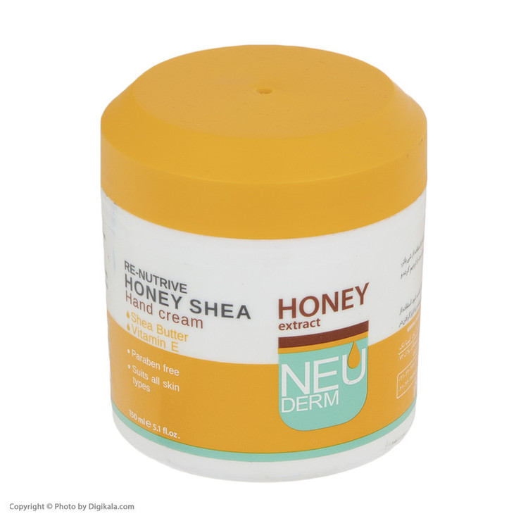 کرم دست نئودرم مدل Honey Shea حجم 150 میلیلیتر