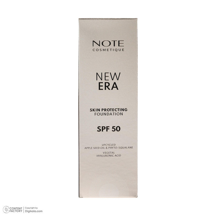 کرم پودر مایع SPF 50 نوت مدل NEW ERA شماره 110 مناسب برای انواع پوست حجم 30 میلیلیتر
