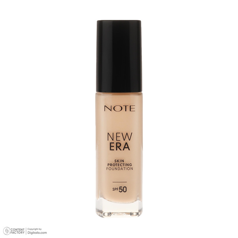 کرم پودر مایع SPF 50 نوت مدل NEW ERA شماره 130 مناسب برای انواع پوست حجم 30 میلیلیتر