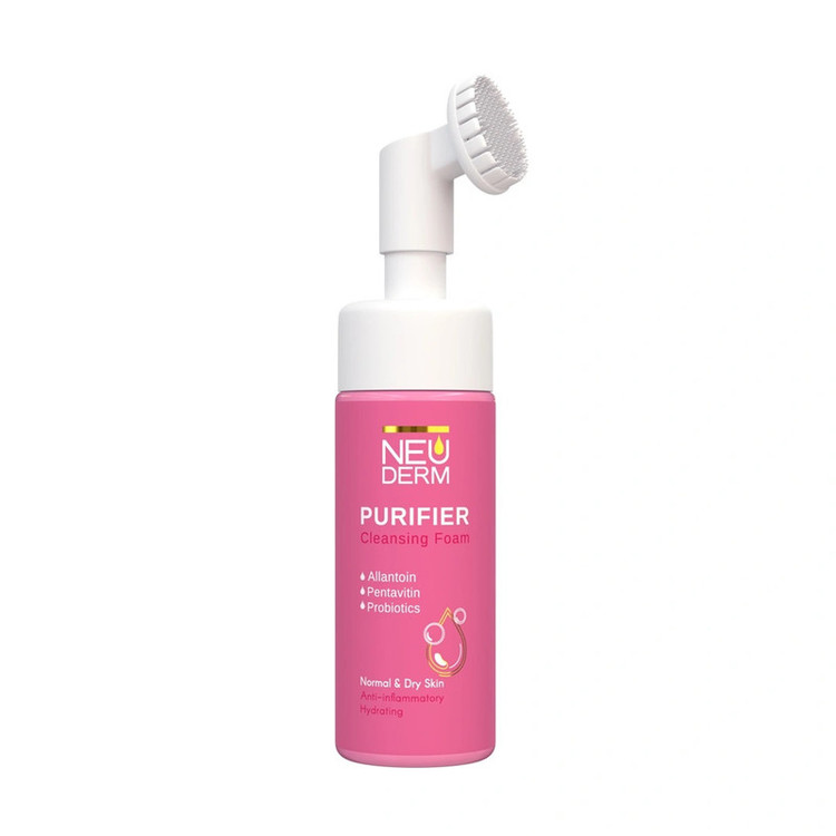 فوم شستوشوی صورت نئودرم مدل Purifier مناسب برای انواع پوست حجم 150 میلیلیتر