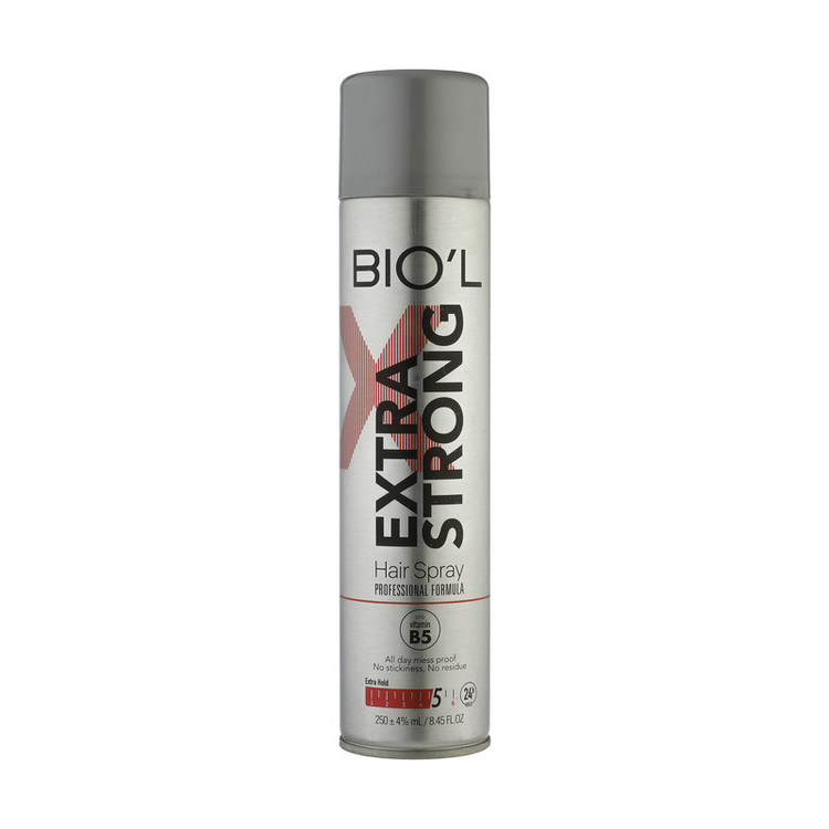 اسپری مو بیول مدل Extra Strong حجم 250 میلی لیتر