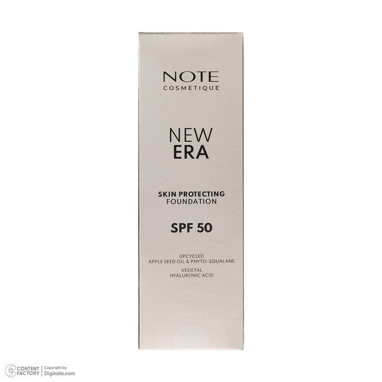 کرم پودر مایع SPF 50 نوت مدل NEW ERA شماره 150 مناسب برای انواع پوست حجم 30 میلیلیتر