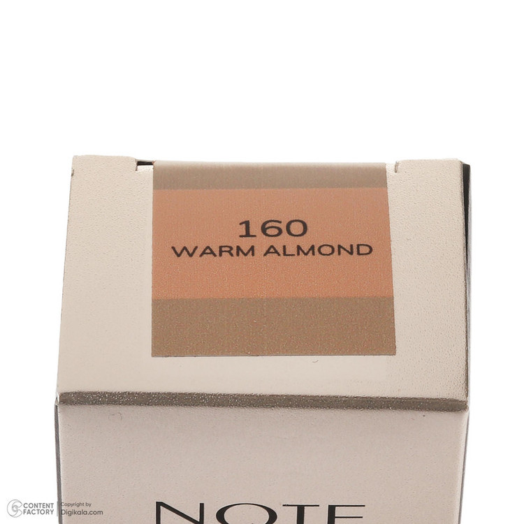 کرم پودر مایع SPF 50 نوت مدل NEW ERA شماره 160 مناسب برای انواع پوست حجم 30 میلیلیتر