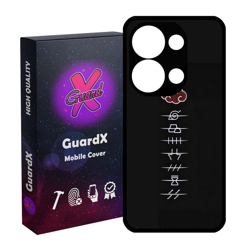 کاور گارد ایکس طرح Naruto Anime مدل Glass10586 مناسب برای گوشی موبایل شیائومی Poco X6 5G / Note 13 Pro 5G