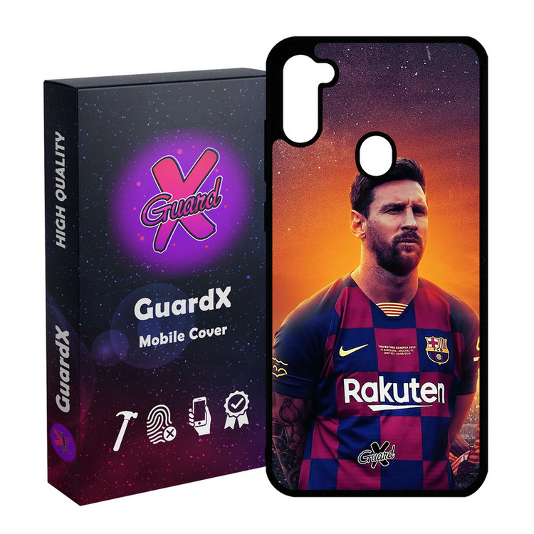 کاور گارد ایکس طرح Messi مدل Glass10123 مناسب برای گوشی موبایل سامسونگ Galaxy A11 / M11