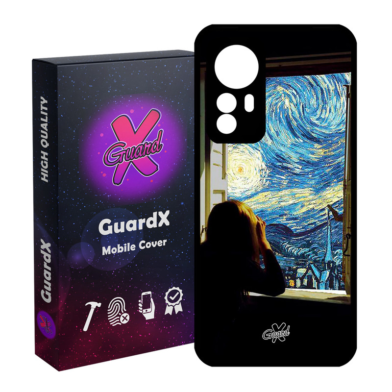 کاور گارد ایکس طرح Art مدل Glass10268 مناسب برای گوشی موبایل شیائومی Redmi Note 12S