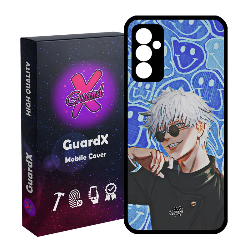 کاور گارد ایکس طرح ساتورو گوجو انیمه مدل Glass10552 مناسب برای گوشی موبایل سامسونگ Galaxy A15 4G / A15 5G
