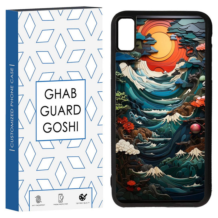 کاور قاب گارد گوشی طرح منظره کد TPU-205 مناسب برای گوشی موبایل اپل Iphone XS MAX/ Iphone X MAX
