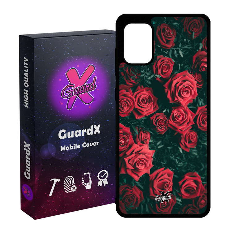 کاور گارد ایکس طرح Flower مدل Glass10208 مناسب برای گوشی موبایل سامسونگ Galaxy A31