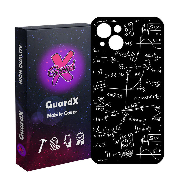 کاور گارد ایکس طرح ریاضی مدل Glass10528 مناسب برای گوشی موبایل اپل iPhone 13