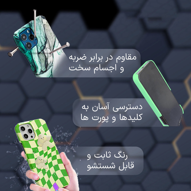 کاور گارد قاب مدل دخترانه مناسب برای گوشی موبایل شیائومی poco C40