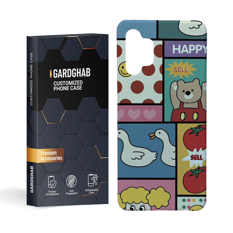 کاور گارد قاب مدل دخترانه مناسب برای گوشی موبایل سامسونگ Galaxy A32 4g