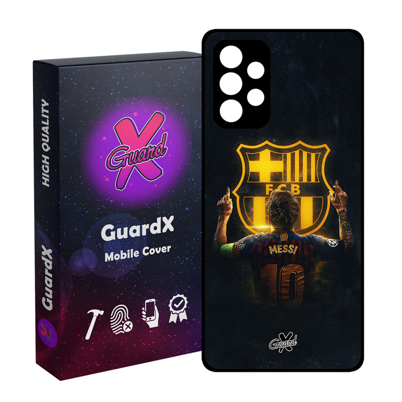 کاور گارد ایکس طرح Messi مدل Glass10196 مناسب برای گوشی موبایل سامسونگ Galaxy A52s