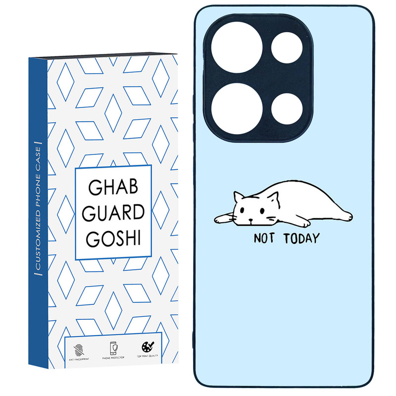 کاور قاب گارد گوشی طرح گربه کد TPU-002 مناسب برای گوشی موبایل شیائومی Redmi Note 13 Pro 4G / Poco M6 Pro 4G