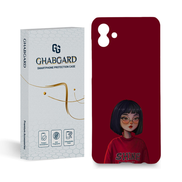کاور قاب گارد مدل دخترانه مناسب برای گوشی موبایل سامسونگ Galaxy A04