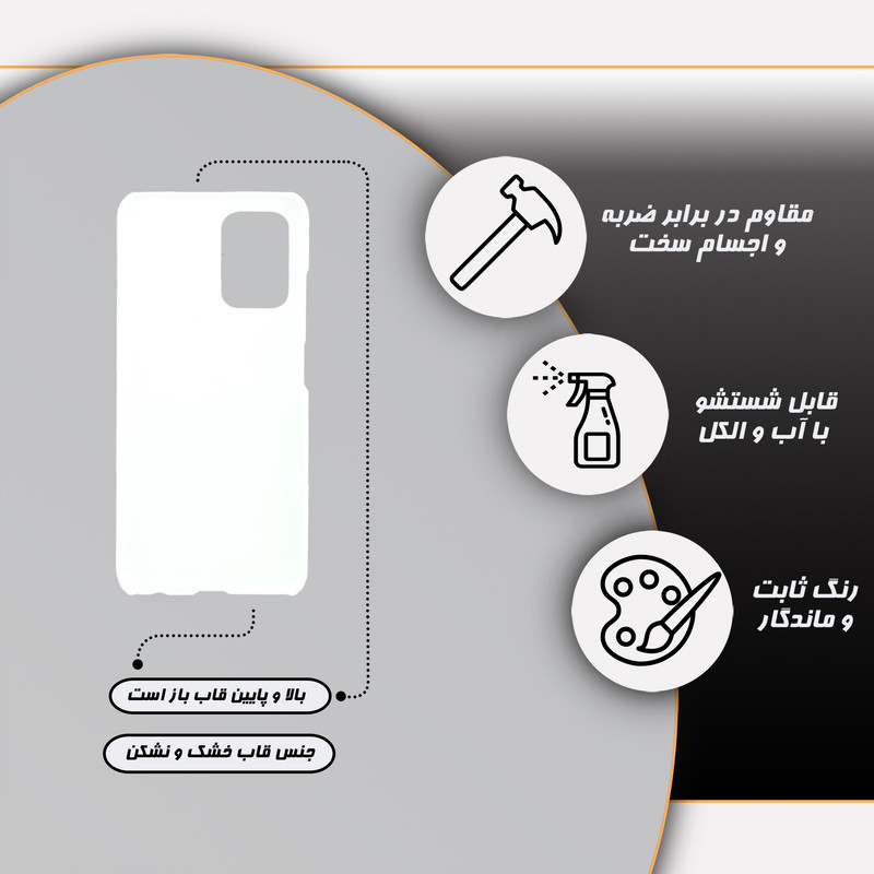 کاور گارد قاب مدل ساده مناسب برای گوشی موبایل شیائومی Poco M5S