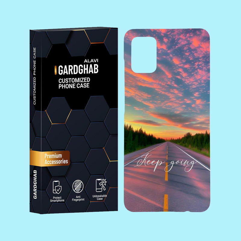 کاور گارد قاب علوی مدل متن مناسب برای گوشی موبایل سامسونگ Galaxy A51 4G