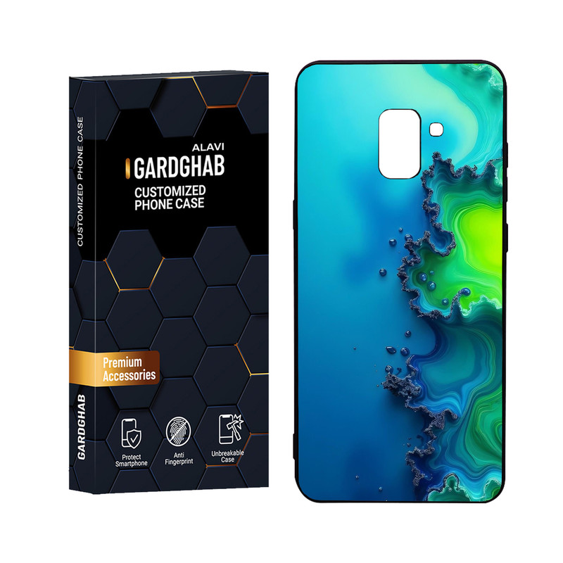 کاور گارد قاب علوی مدل Glass مناسب برای گوشی موبایل سامسونگ Galaxy A8 Plus