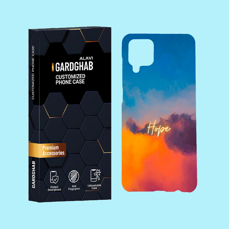 کاور گارد قاب علوی مدل متن مناسب برای گوشی موبایل سامسونگ Galaxy A12