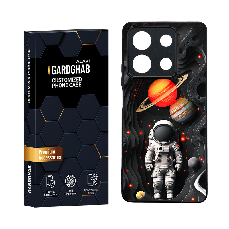 کاور گارد قاب مدل دورژله ای کهکشان مناسب برای گوشی موبایل شیائومی Redmi Note 13 5G