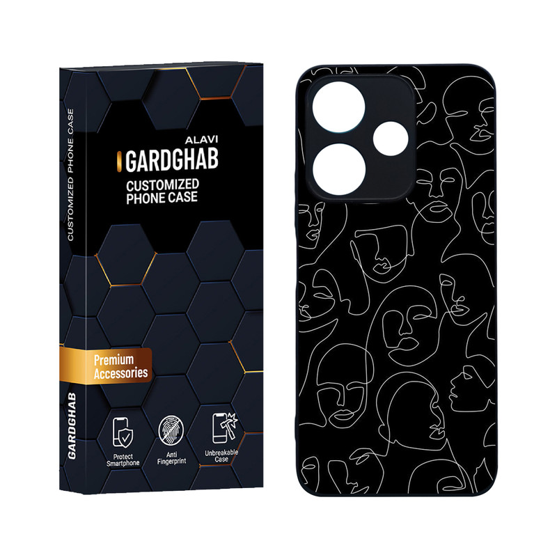 کاور گارد قاب علوی مدل دورژله ای ساده و مینیمال مناسب برای گوشی موبایل شیائومی Redmi 13 4G / 5G