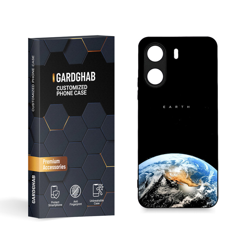 کاور گارد قاب مدل دورژله ای کهکشان مناسب برای گوشی موبایل شیائومی Poco C65 / Redmi 13c