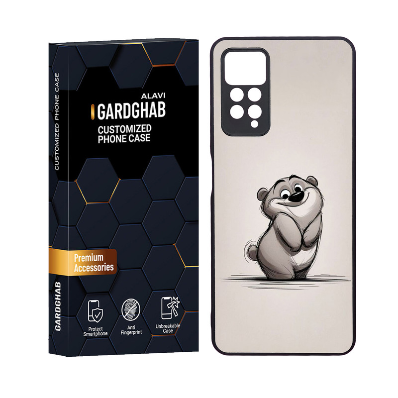 کاور گارد قاب علوی مدل دورژله ای کارتنی و انیمه مناسب برای گوشی موبایل شیائومی Redmi Note 12 Pro 4G