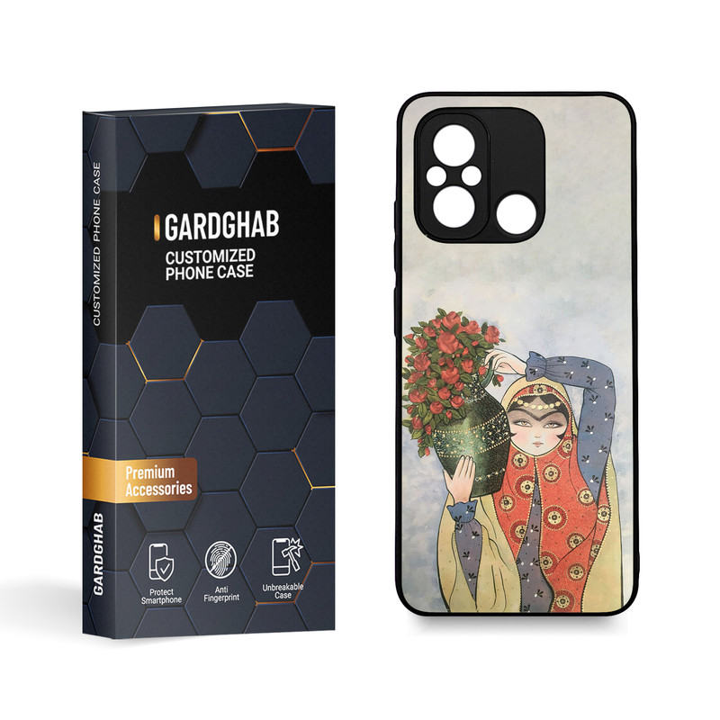 کاور گارد قاب مدل دخترانه مناسب برای گوشی موبایل شیائومی Poco C55