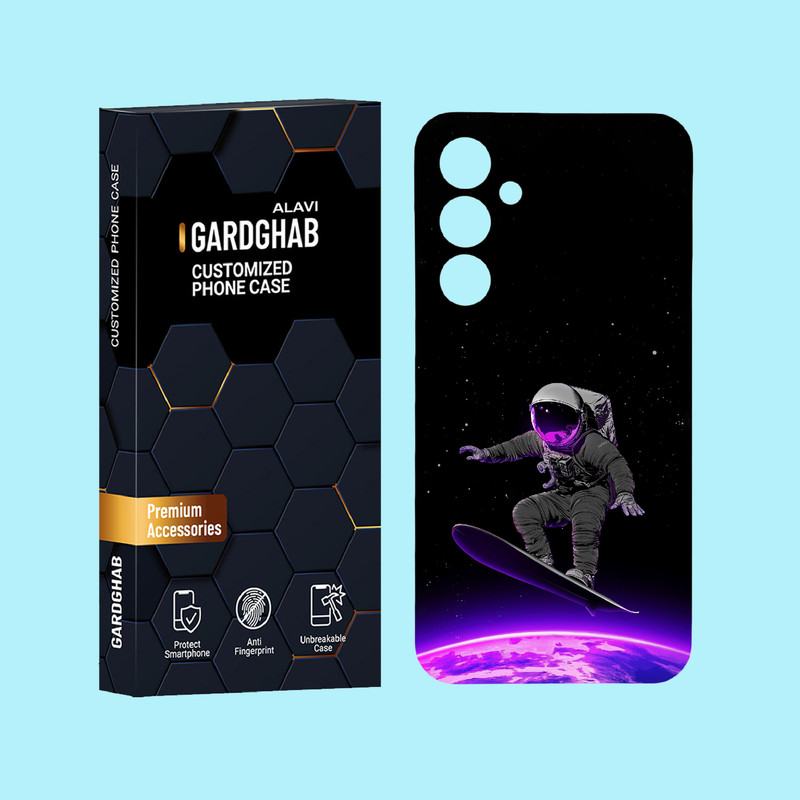 کاور گارد قاب علوی مدل فضانورد مناسب برای گوشی موبایل سامسونگ Galaxy A55