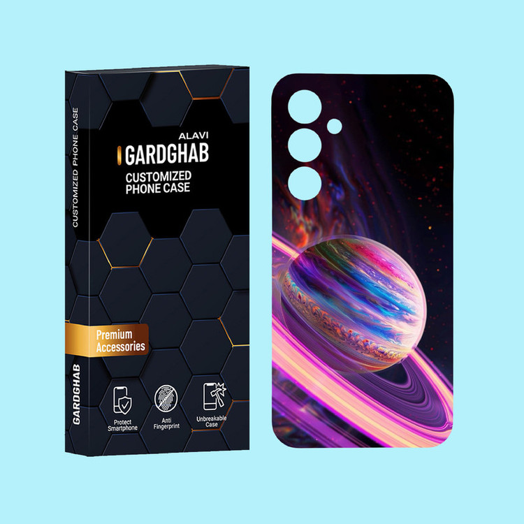 کاور گارد قاب علوی مدل کهکشان مناسب برای گوشی موبایل سامسونگ Galaxy A55