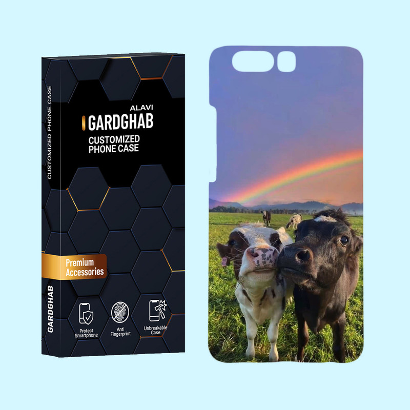 کاور گارد قاب علوی مدل حیوانات مناسب برای گوشی موبایل هواوی P10 Plus