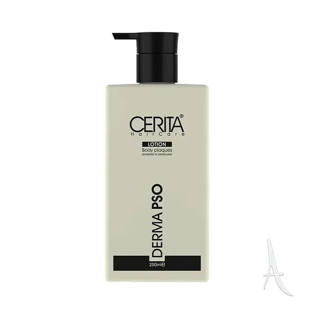 لوسیون بدن سریتا مدل Derma Pso حجم 250 میلیلیتر مناسب پوست خشک و حساس، جذب سریع، آبرسان 24 ساعته، ضد التهاب، ضد اگزما و ضد خشکی، رفع پوستههای مرده و تقویت سد طبیعی پوست