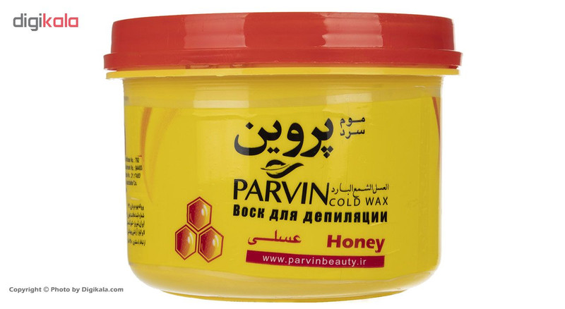 موم سرد پروین مدل Honey حجم 750 گرم