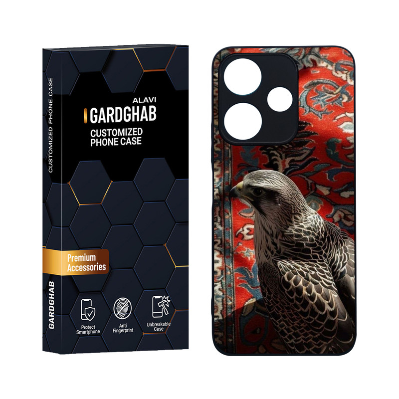 کاور گارد قاب علوی مدل دورژله ای حیوانات مناسب برای گوشی موبایل شیائومی Redmi 13 4G / 5G