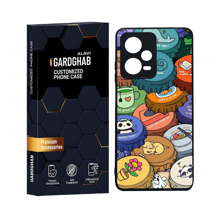 کاور گارد قاب علوی مدل انیمه مناسب برای گوشی موبایل شیائومی Redmi Note 12 Pro 5G