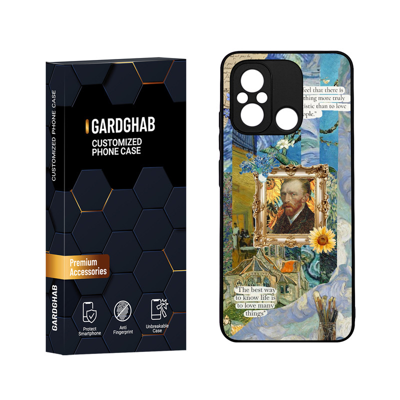 کاور گارد قاب مدل دورژله ای هنری مناسب برای گوشی موبایل شیائومی Poco C55 / Redmi 12c