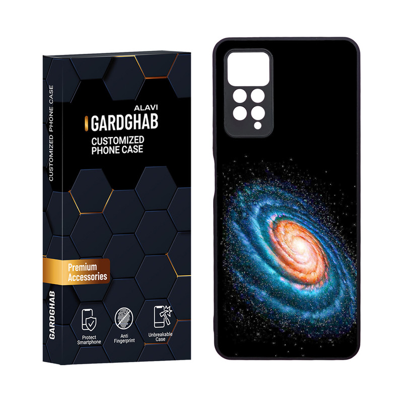 کاور گارد قاب مدل دور ژله ای کهکشان مناسب برای گوشی موبایل شیائومی Redmi Note 12 Pro 4G